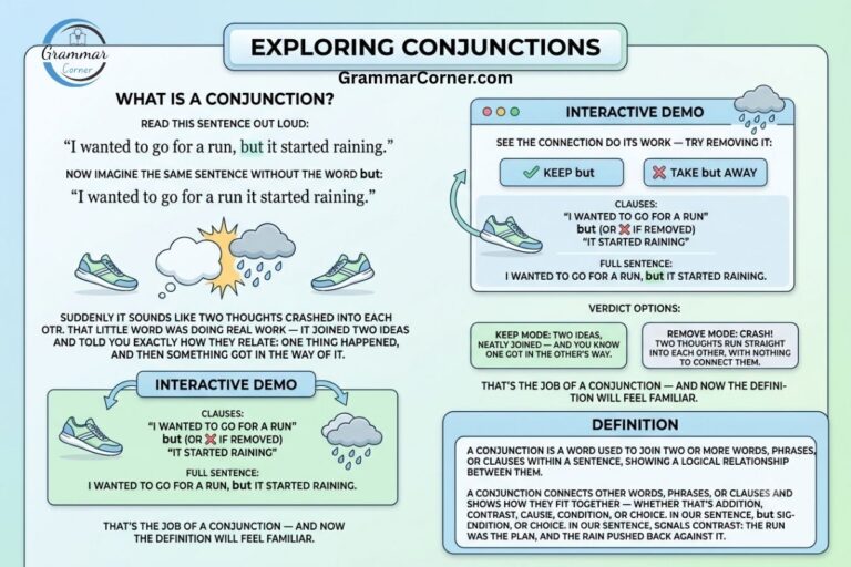 What is a conjunction?
