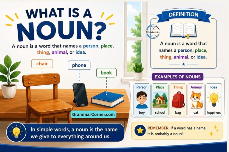 What is a noun?