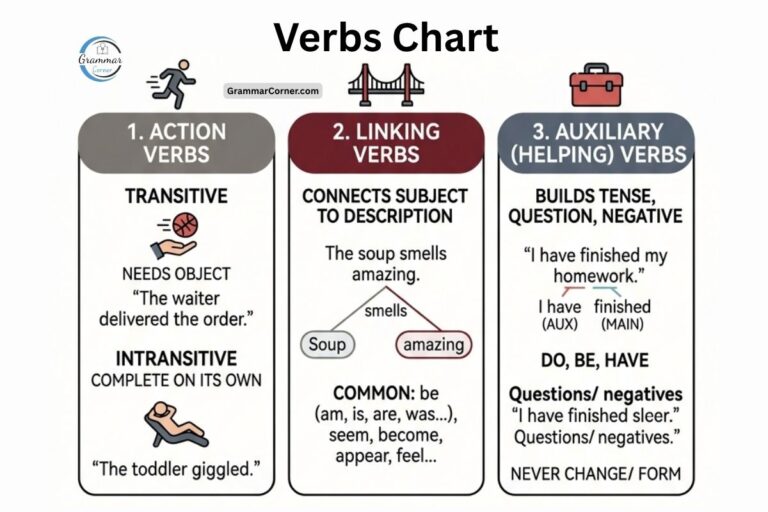 What is a verb? Types and Categories