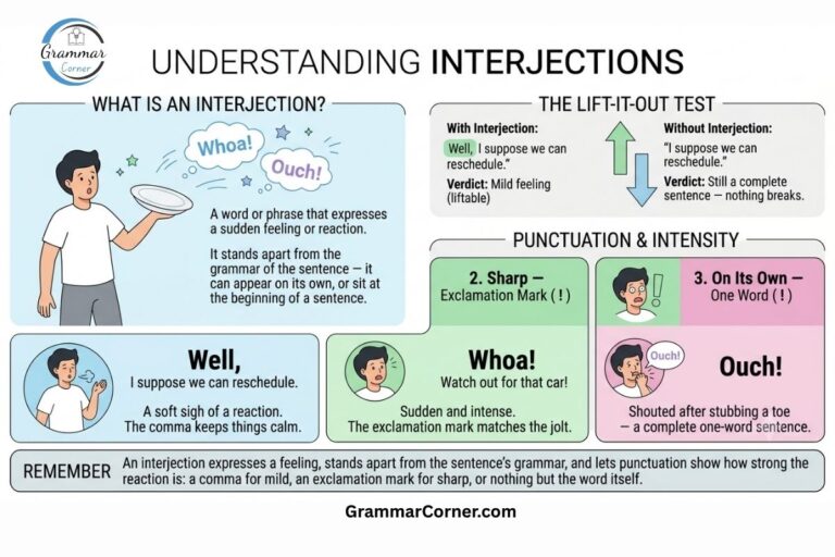 What is interjection?
