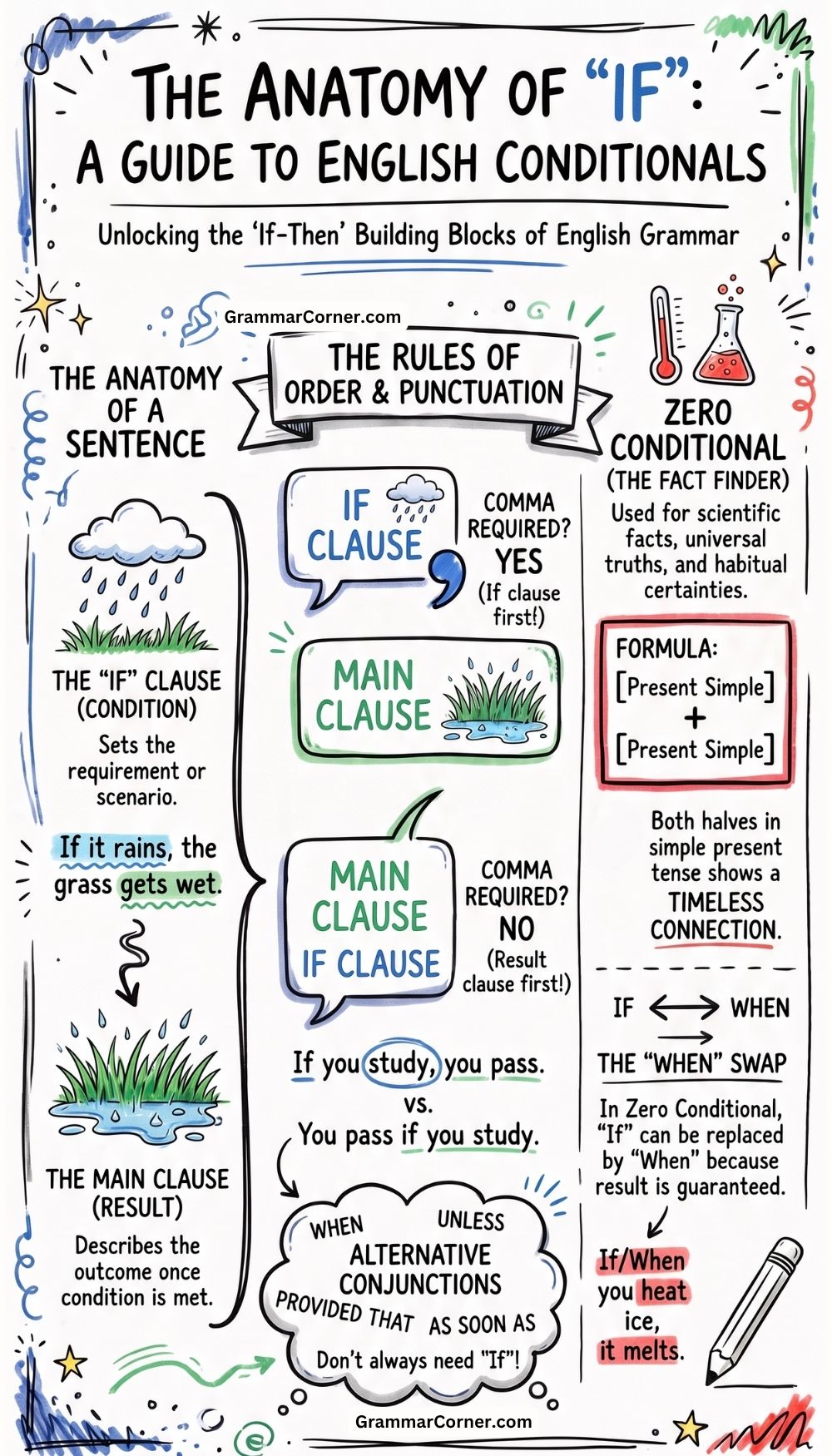 4 Types of Conditionals in English (Rules and Examples)