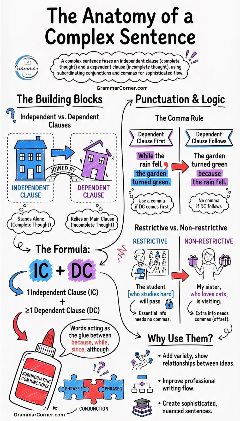 Complex Sentence Structure Explained With Examples
