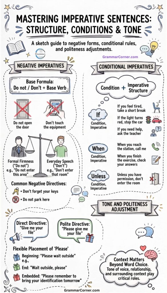 Imperative Sentences (Structure, Types and Examples) - Grammar Corner