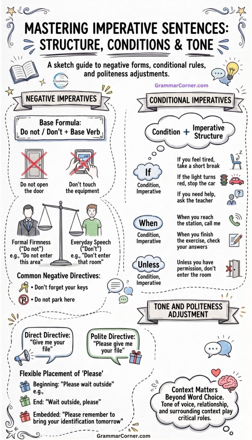 Imperative Sentences (Structure, Types and Examples) - Grammar Corner