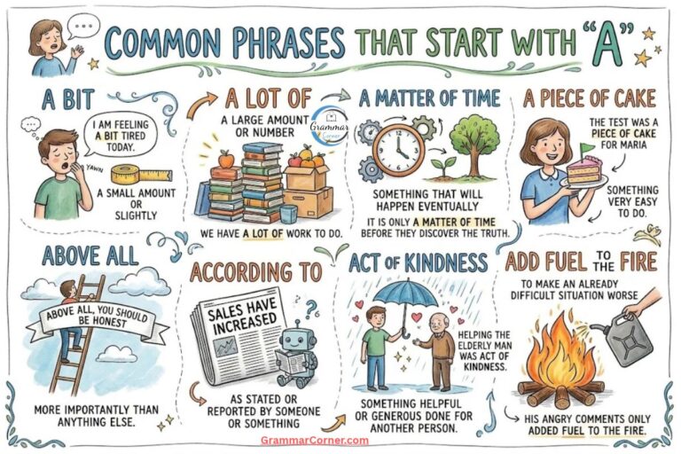 Phrases that Start With A