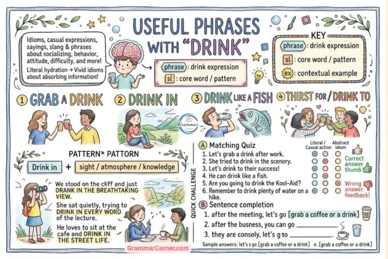 Useful phrases with drink