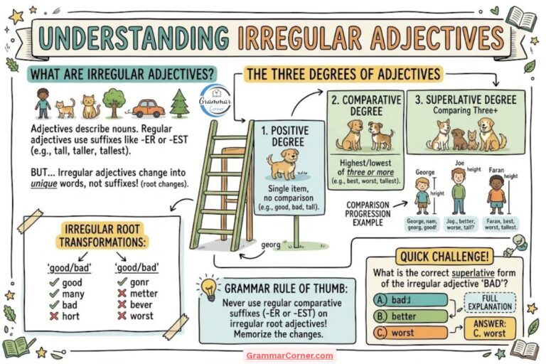 What are Irregular Adjectives