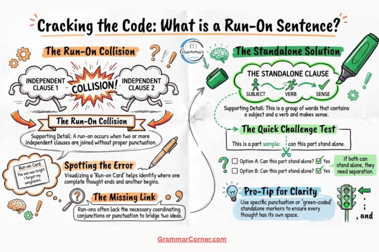 What are run-on sentences?
