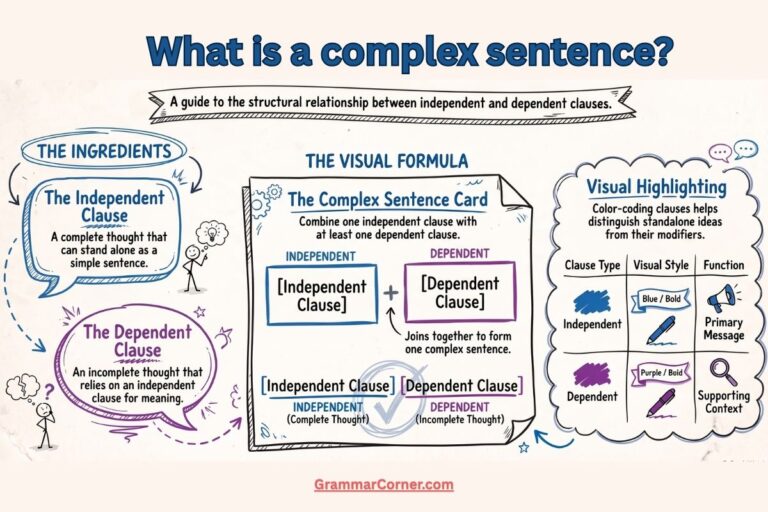 What is a complex sentence?