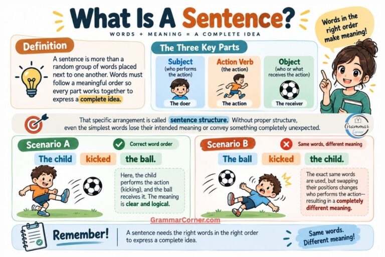 What is a sentence? Sentence Structure Explained