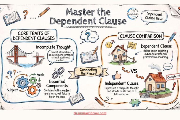 What is dependent clause?