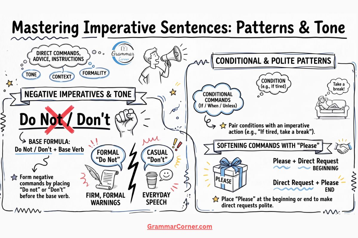 Imperative Sentences (Structure, Types and Examples) - Grammar Corner