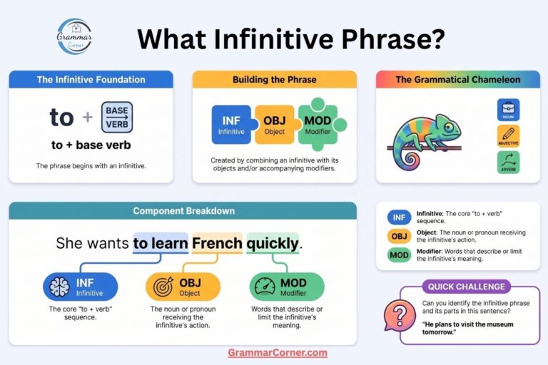 What is infinitive phrase?