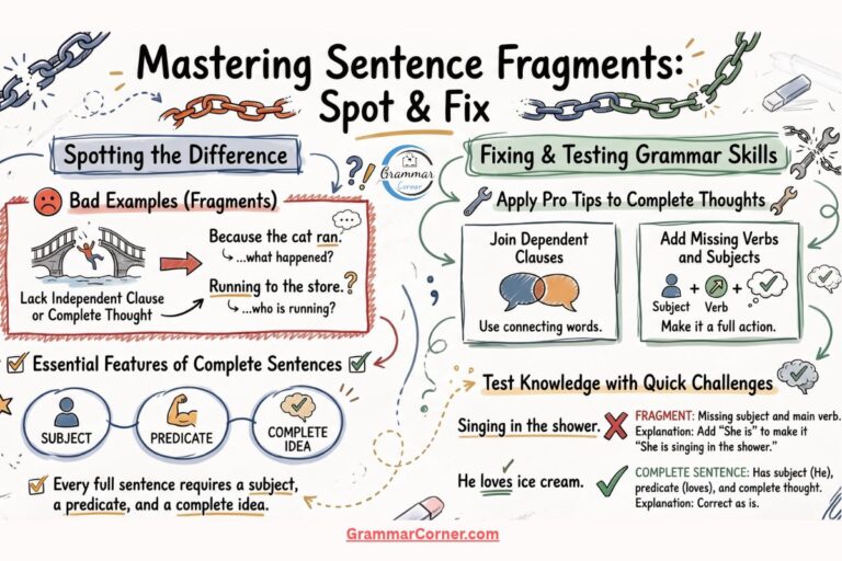 What is sentence fragment?