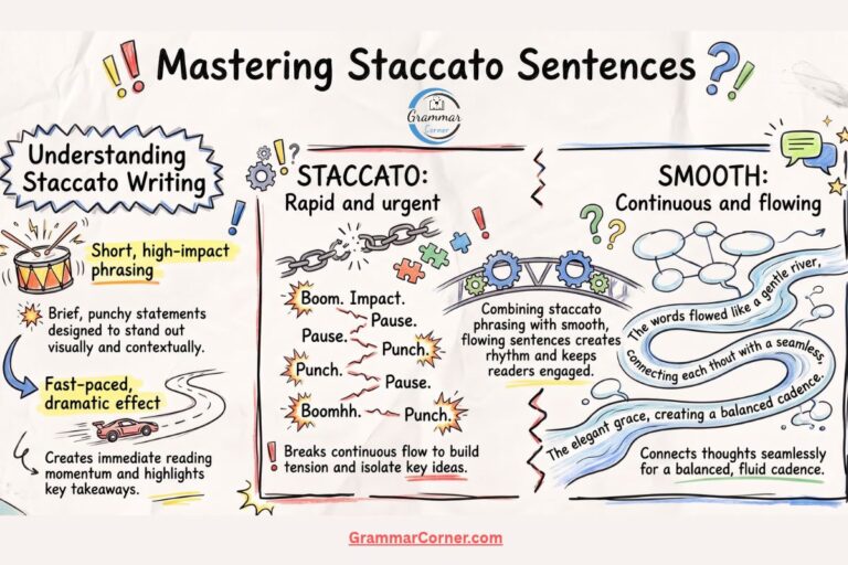 What is staccato sentence?